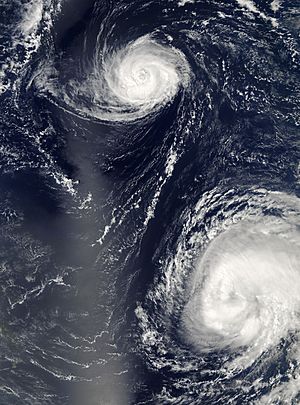 Hurricanes Gordon Helene 2006