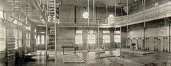 Interior of the old Holyoke YMCA