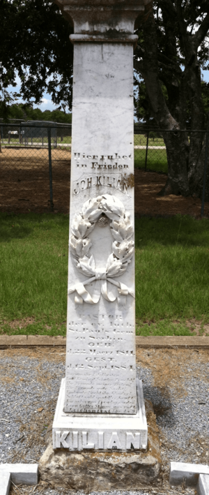 J Kilians gravestone
