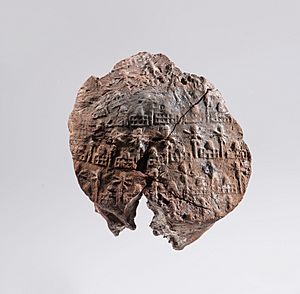 Jar sealing impressed with name of Queen Neithhotep MET DP259215