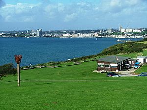 Jennycliff Cafe, overlooking Plymouth Sound - geograph.org.uk - 58468.jpg