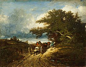 Jules Dupré - Sur le chemin (1856)