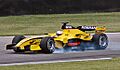 Karthikeyan (Jordan) locking brakes in qualifying at USGP 2005