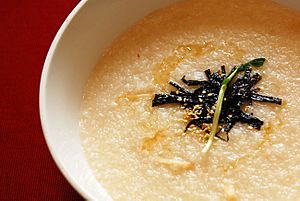 Korean abalone porridge-Jeonbokjuk-02