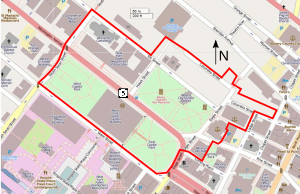 Lafayette Park Historic District map