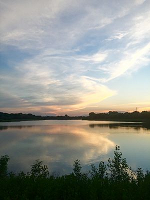 Lake Arlington, located in Arlington Heights, IL May 2016