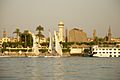 Luxor, Egypt, Boats on Nile River