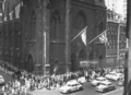 Manhattan church during Gertrude Lawrence’s funeral