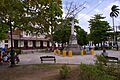 Marta Abreu train station across Martyrs Park in Santa Clara, Cuba - 2010