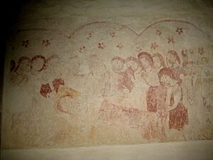 Medieval wall painting All Saints Church - geograph.org.uk - 1264641