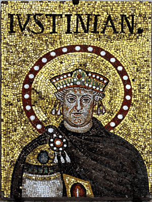 Mosaic of Justinian I - Sant'Apoilinare Nuovo - Ravenna 2016