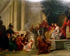 Nicolas René le Jeune Jollain, Pyrrhus enfant présenté à Glaucias
