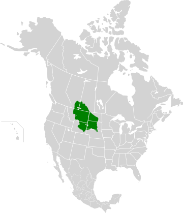 Northern short grasslands map