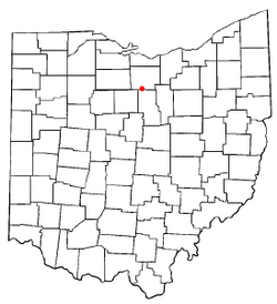 Location of Plymouth, Ohio