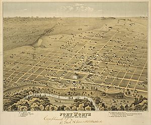 Old map-Fort Worth-1876