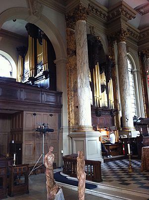 Organ in St Philip's Cathedral, Birmingham