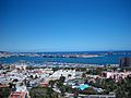 Panoramic view over Las Palmas (port)