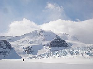 Resplendent Mountain and Robson Glacier