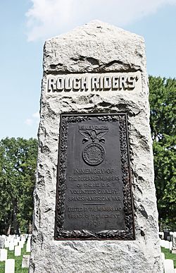 Rough Riders Monument - face - Arlington National Cemetery - 2011.JPG