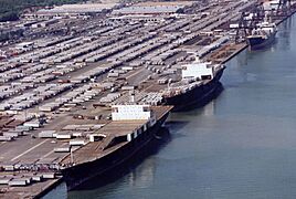 San Juan Port cargo ships