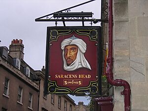 Saracens Head pub sign