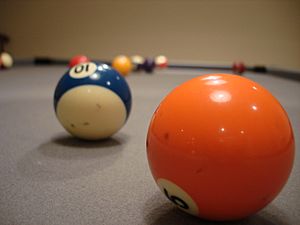Scattered billiards balls