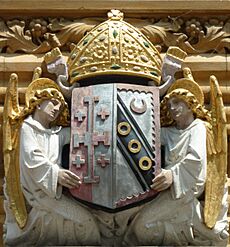 Selwyn College Heraldic Coat of Arms, Main Gate