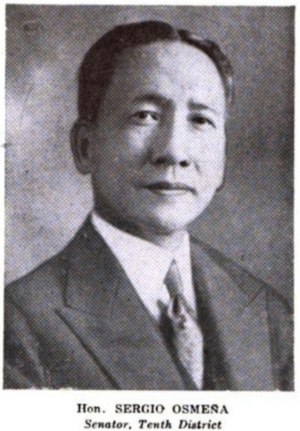 Senator Sergio Osmeña (1935)