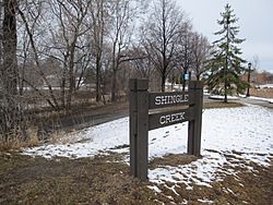 Sign for Shingle Creek