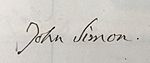 Signature John Simon 1842, Royal Medical Chirurgical Society Obligation Book 1805.jpg