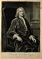 Sir Isaac Newton. Mezzotint by J. Faber, junior, 1726, after Wellcome V0004265