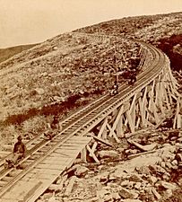 Sliding, Mt. Washington Railway