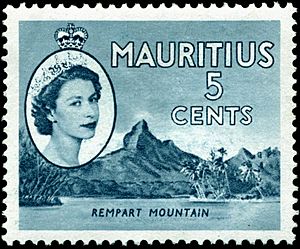 Stamp Mauritius 1954 5c
