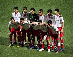 Starting eleven of the LionsXII against Kuala Lumpur FA during the Malaysia Super League, Jalan Besar Stadium, Singapore - 20120117