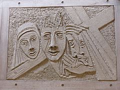 Stations of the Cross, William Mitchell - Jesus meets the women of Jerusalem
