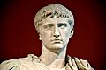 Statue of a Julio-Claudian prince. Head probably depicts Gaius Caesar, made 5 BCE-14 CE. Torso of a general made 69-90 CE. Altes Museum, Berlin