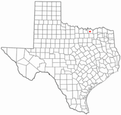 Location of Dorchester, Texas