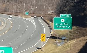 Taconic Pkwy at Exit 20 in Shrub Oak, NY
