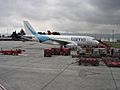 Tame aircraft Bogota airport