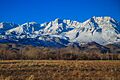 The Sierra crest from Bishop (15965869889)