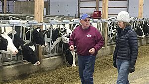 Tina Smith at Haubenschild Farm