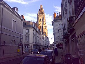 Tours Cathedral from Rue Lavoisier