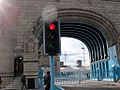 Tower Bridge, gates closed - geograph.org.uk - 3703876