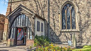 Tudor Porch of St Nicholas Church, Leicester