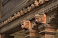 Upper Durbar Hall carved wood detail