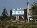 Welcome to Gunnison (from the East)