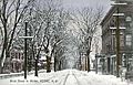 West Street in Winter, Keene, NH