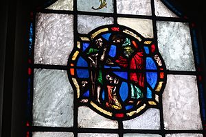 Window by Charles Connick (detail), UU Church of Lancaster PA