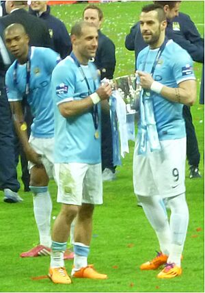 Zabaleta Negredo league cup