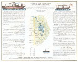 1846 Broadside of the Collect Pond, New York and Steam Boat ( Five Points ) - Geographicus - CollectPond-hutchings-1846